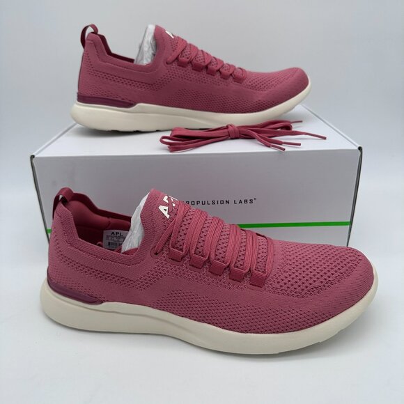 APL Men's TechLoom Breeze Lightweight Running Sneaker, Size 10.5, Cedar/Pristine - Picture 5 of 14